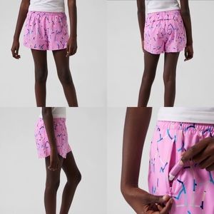 Athleta girl! Pink and blue shorts